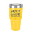 Whiskey is the Answer Now What Was the Question - Laser Engraved Stainless Steel Drinkware - 2170 -