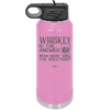Whiskey is the Answer Now What Was the Question - Laser Engraved Stainless Steel Drinkware - 2170 -