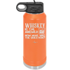 Whiskey is the Answer Now What Was the Question - Laser Engraved Stainless Steel Drinkware - 2170 -