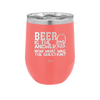 Beer is the Answer Now What Was the Question - Laser Engraved Stainless Steel Drinkware - 2171 -