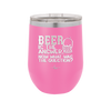 Beer is the Answer Now What Was the Question - Laser Engraved Stainless Steel Drinkware - 2171 -
