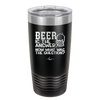 Beer is the Answer Now What Was the Question - Laser Engraved Stainless Steel Drinkware - 2171 -