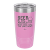Beer is the Answer Now What Was the Question - Laser Engraved Stainless Steel Drinkware - 2171 -