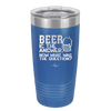 Beer is the Answer Now What Was the Question - Laser Engraved Stainless Steel Drinkware - 2171 -