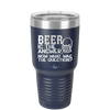 Beer is the Answer Now What Was the Question - Laser Engraved Stainless Steel Drinkware - 2171 -