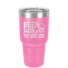 Beer is the Answer Now What Was the Question - Laser Engraved Stainless Steel Drinkware - 2171 -