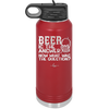 Beer is the Answer Now What Was the Question - Laser Engraved Stainless Steel Drinkware - 2171 -