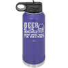 Beer is the Answer Now What Was the Question - Laser Engraved Stainless Steel Drinkware - 2171 -