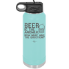 Beer is the Answer Now What Was the Question - Laser Engraved Stainless Steel Drinkware - 2171 -