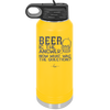 Beer is the Answer Now What Was the Question - Laser Engraved Stainless Steel Drinkware - 2171 -