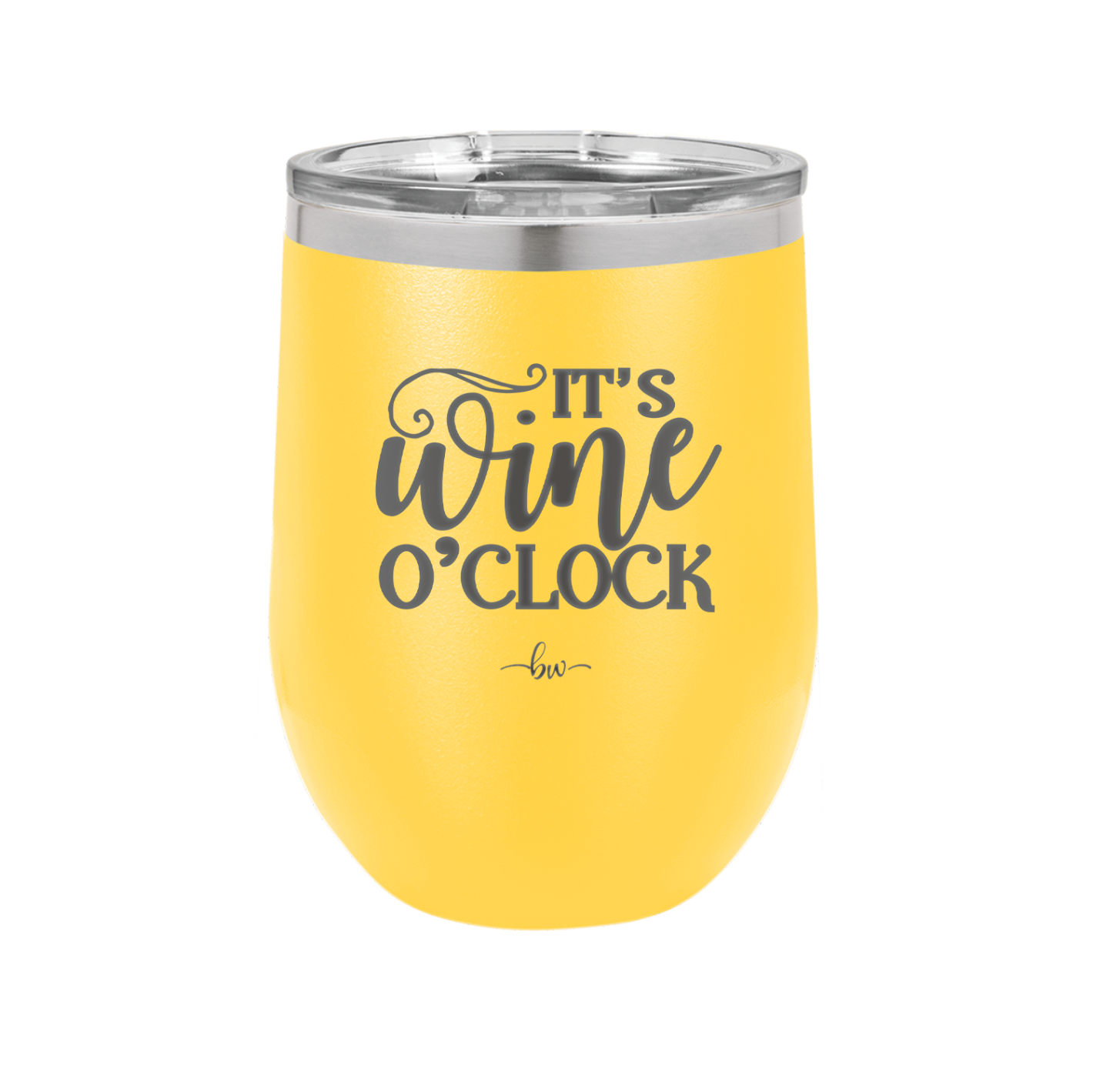 It is Wine O'Clock - Laser Engraved Stainless Steel Drinkware - 2173 -