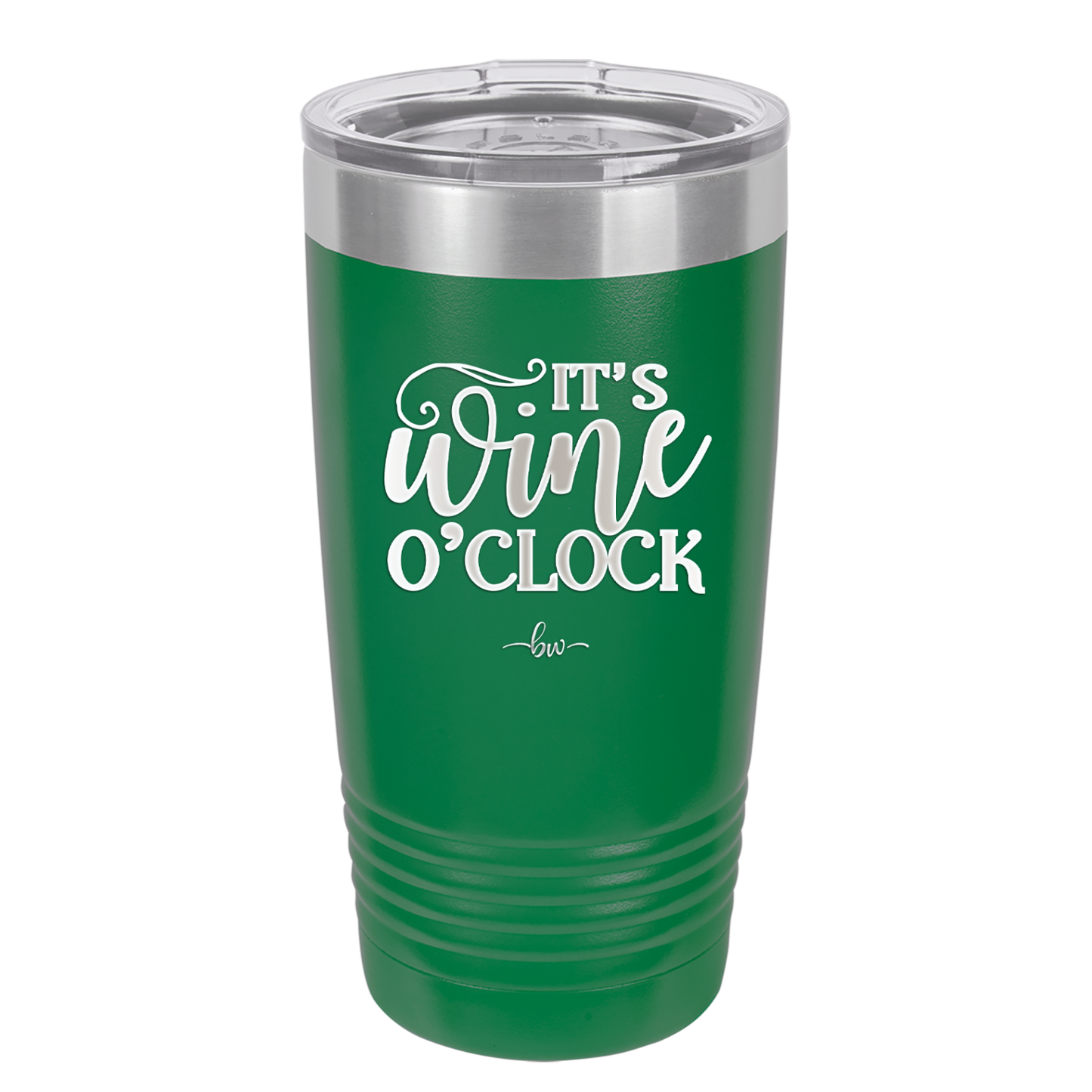 It is Wine O'Clock - Laser Engraved Stainless Steel Drinkware - 2173 -