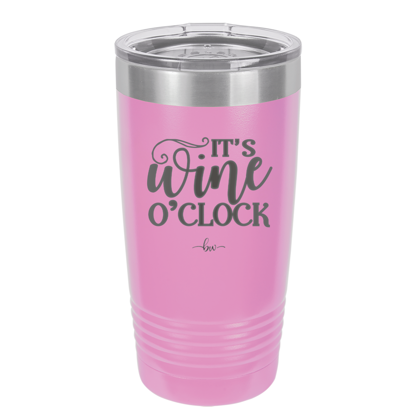 It is Wine O'Clock - Laser Engraved Stainless Steel Drinkware - 2173 -