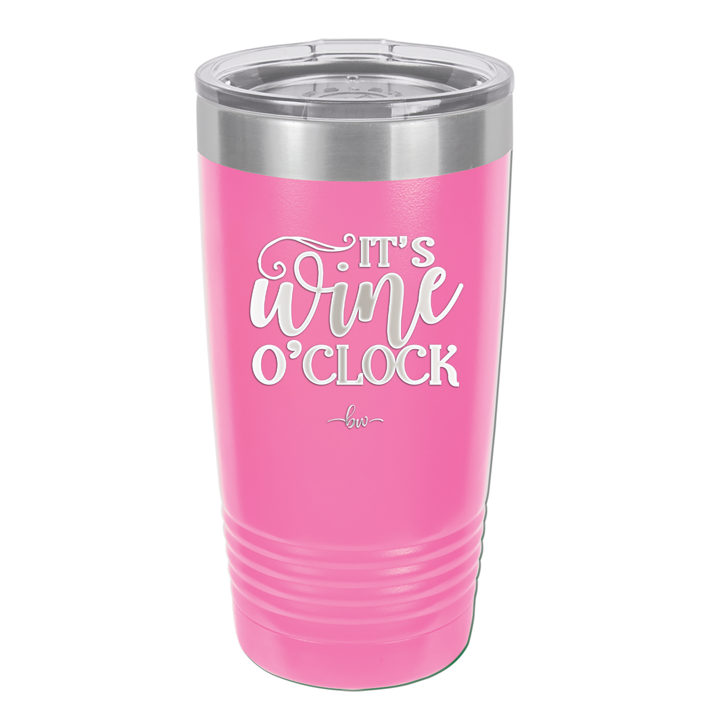 It is Wine O'Clock - Laser Engraved Stainless Steel Drinkware - 2173 -