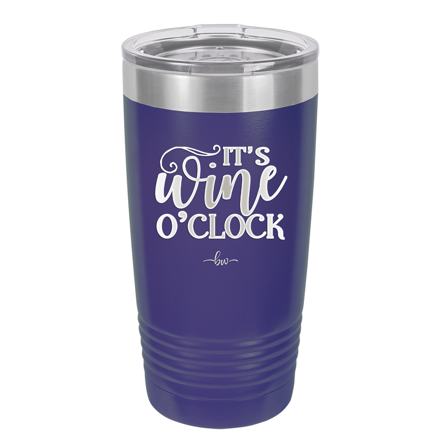 It is Wine O'Clock - Laser Engraved Stainless Steel Drinkware - 2173 -