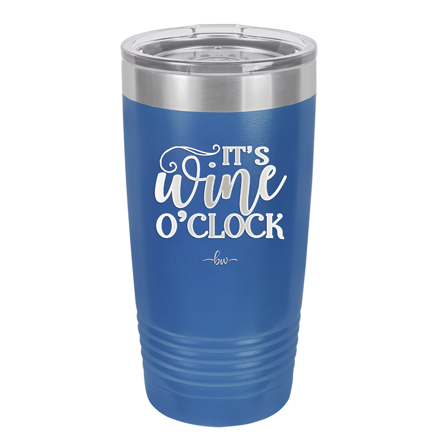 It is Wine O'Clock - Laser Engraved Stainless Steel Drinkware - 2173 -