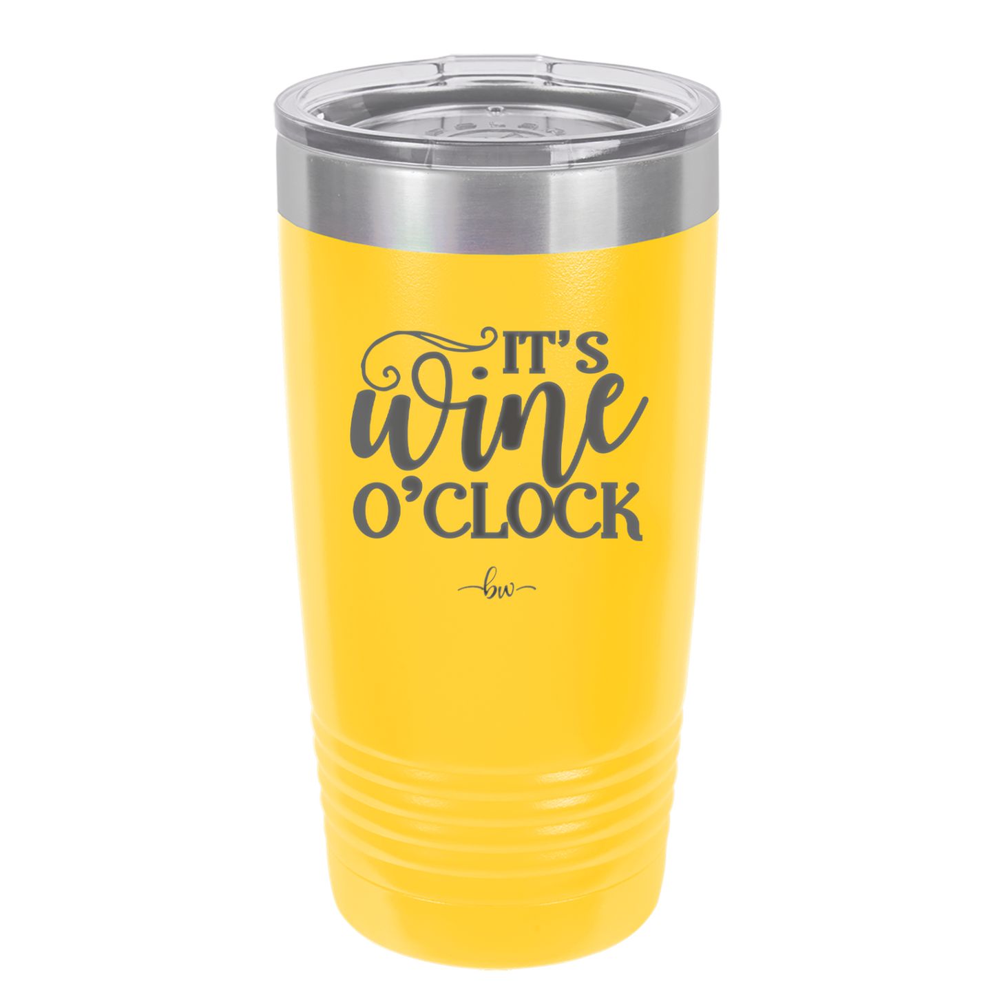 It is Wine O'Clock - Laser Engraved Stainless Steel Drinkware - 2173 -