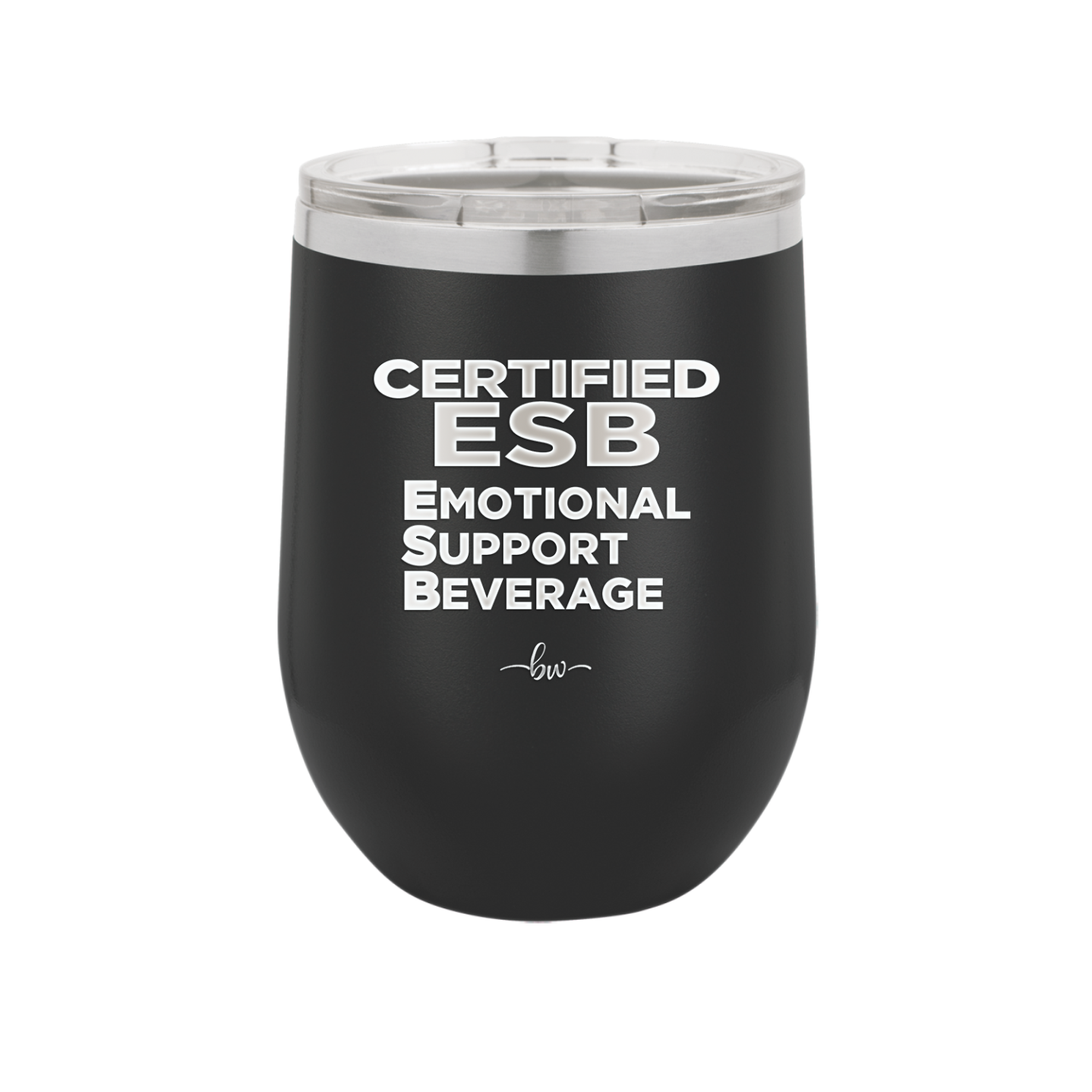 ESB Emotional Support Beverage - Laser Engraved Stainless Steel Drinkware - 2175 -