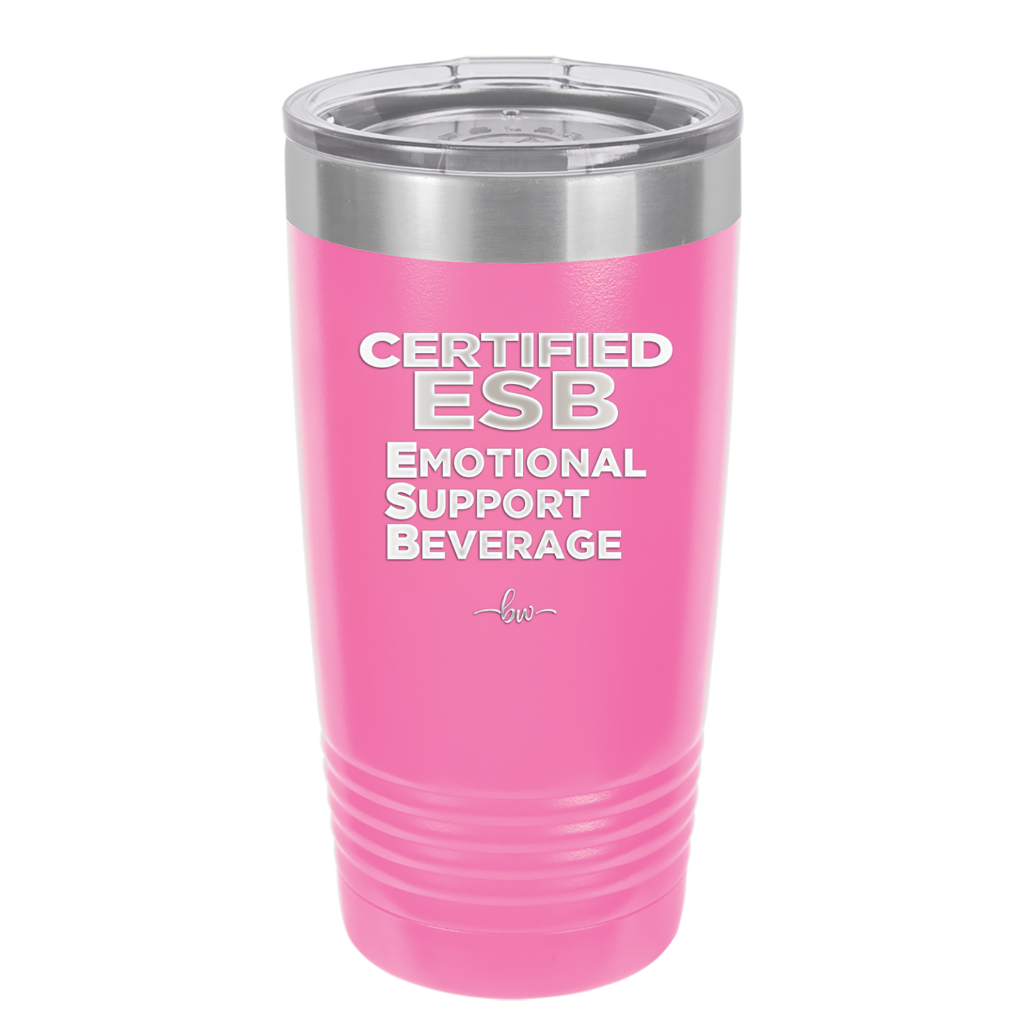 ESB Emotional Support Beverage - Laser Engraved Stainless Steel Drinkware - 2175 -