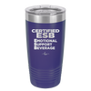 ESB Emotional Support Beverage - Laser Engraved Stainless Steel Drinkware - 2175 -