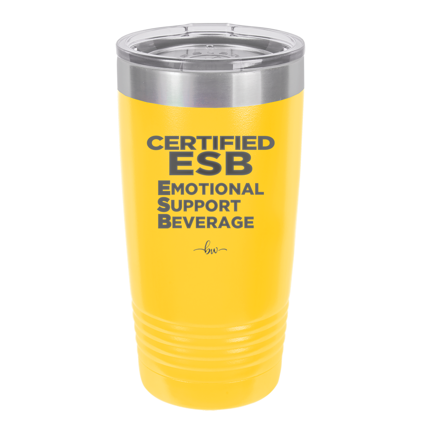 ESB Emotional Support Beverage - Laser Engraved Stainless Steel Drinkware - 2175 -