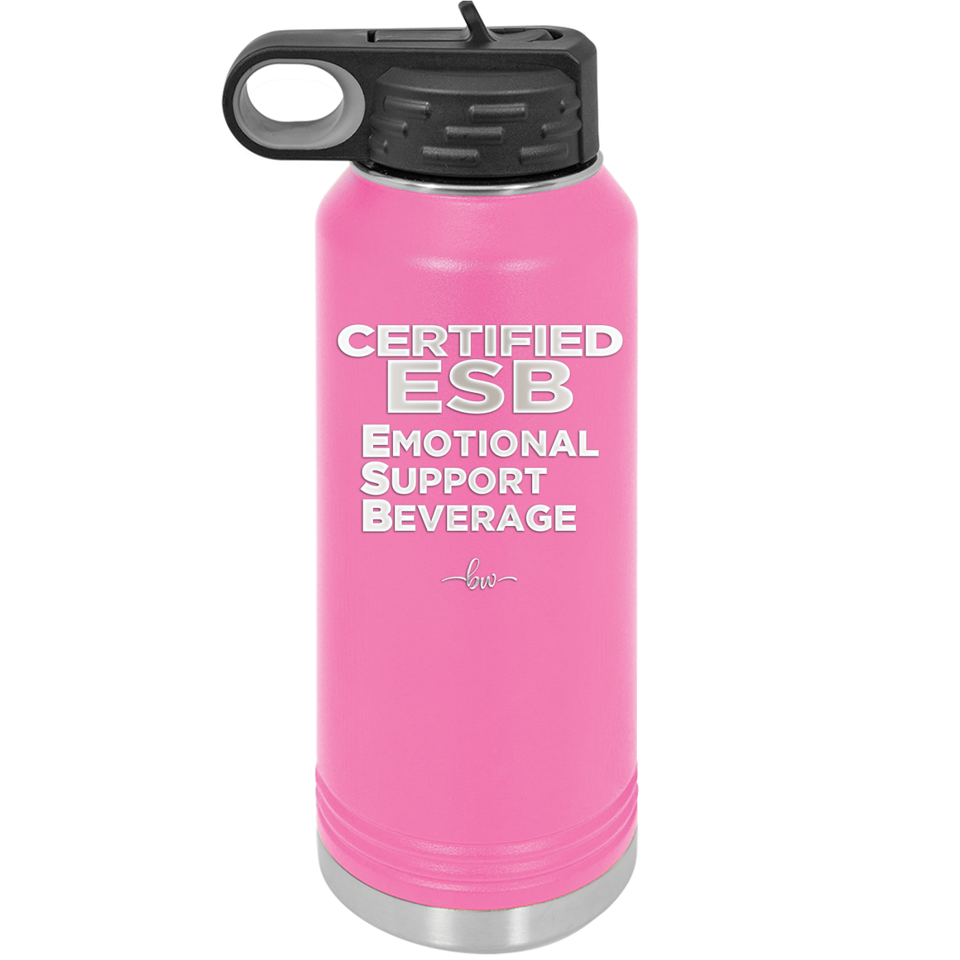 ESB Emotional Support Beverage - Laser Engraved Stainless Steel Drinkware - 2175 -
