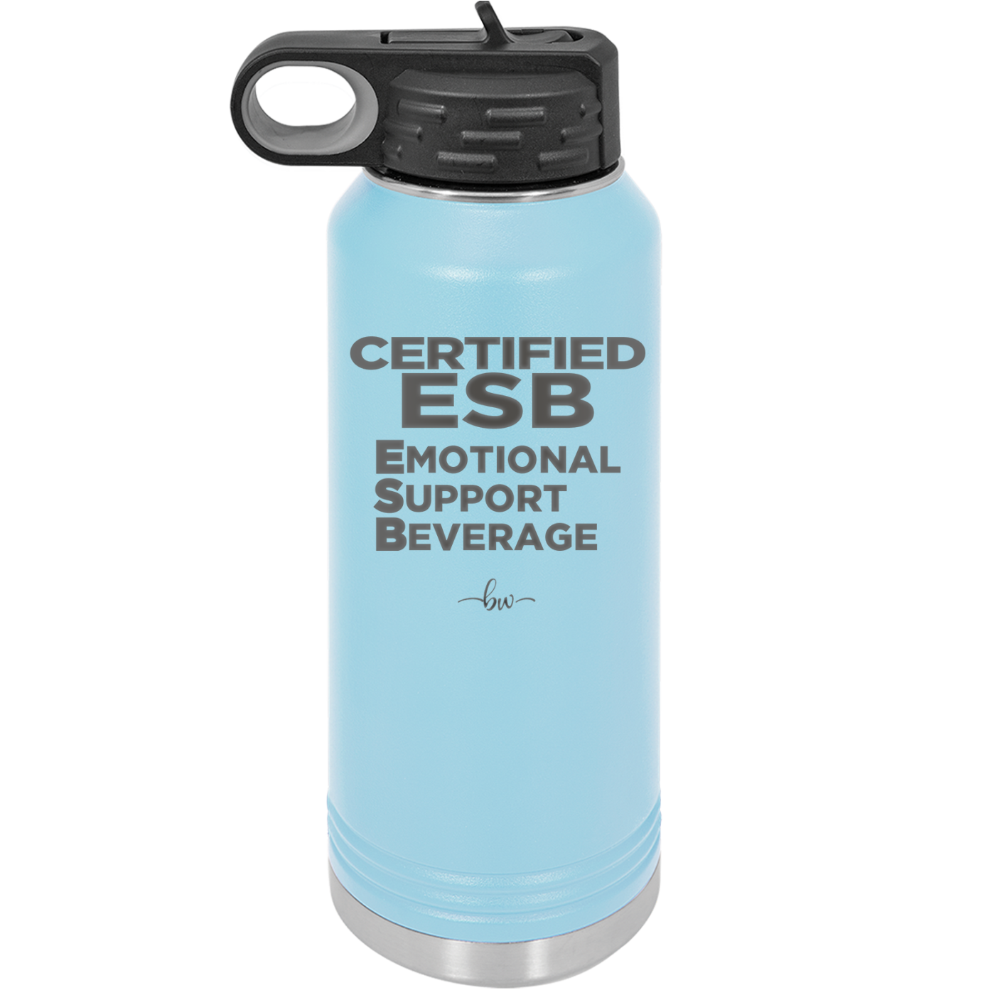 ESB Emotional Support Beverage - Laser Engraved Stainless Steel Drinkware - 2175 -