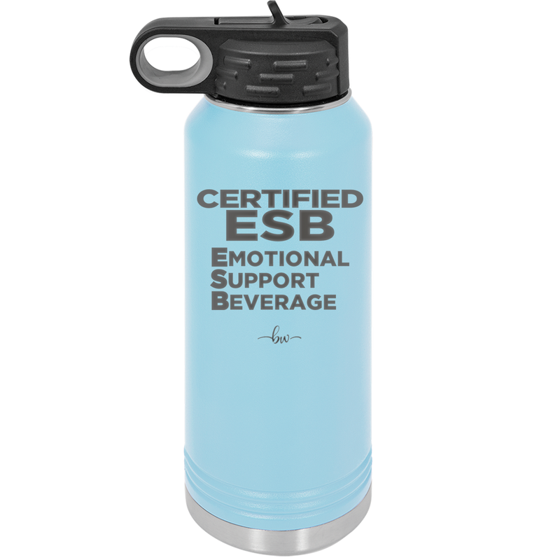 ESB Emotional Support Beverage - Laser Engraved Stainless Steel Drinkware - 2175 -
