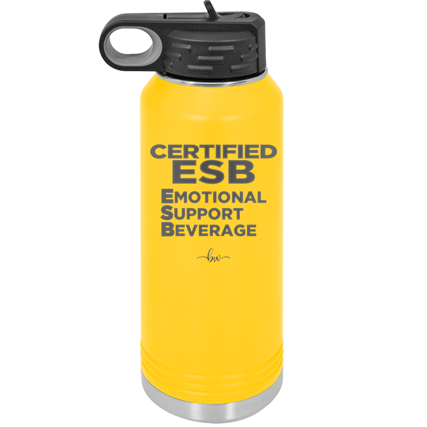 ESB Emotional Support Beverage - Laser Engraved Stainless Steel Drinkware - 2175 -