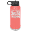 I'm Actually Not Funny I'm Just Mean and People Think I'm Joking - Laser Engraved Stainless Steel Drinkware - 2177 -