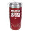 Tacos Taste Like Skinny Can Go Fuck Itself - Laser Engraved Stainless Steel Drinkware - 2180 -