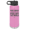 Tacos Taste Like Skinny Can Go Fuck Itself - Laser Engraved Stainless Steel Drinkware - 2180 -