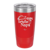 Tacos Tequila Naps - Laser Engraved Stainless Steel Drinkware - 2179 -