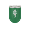 Cat Mom - Laser Engraved Stainless Steel Drinkware - 2183 -