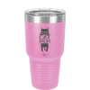 Cat Mom - Laser Engraved Stainless Steel Drinkware - 2183 -