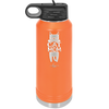 Cat Mom - Laser Engraved Stainless Steel Drinkware - 2183 -