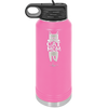 Cat Mom - Laser Engraved Stainless Steel Drinkware - 2183 -