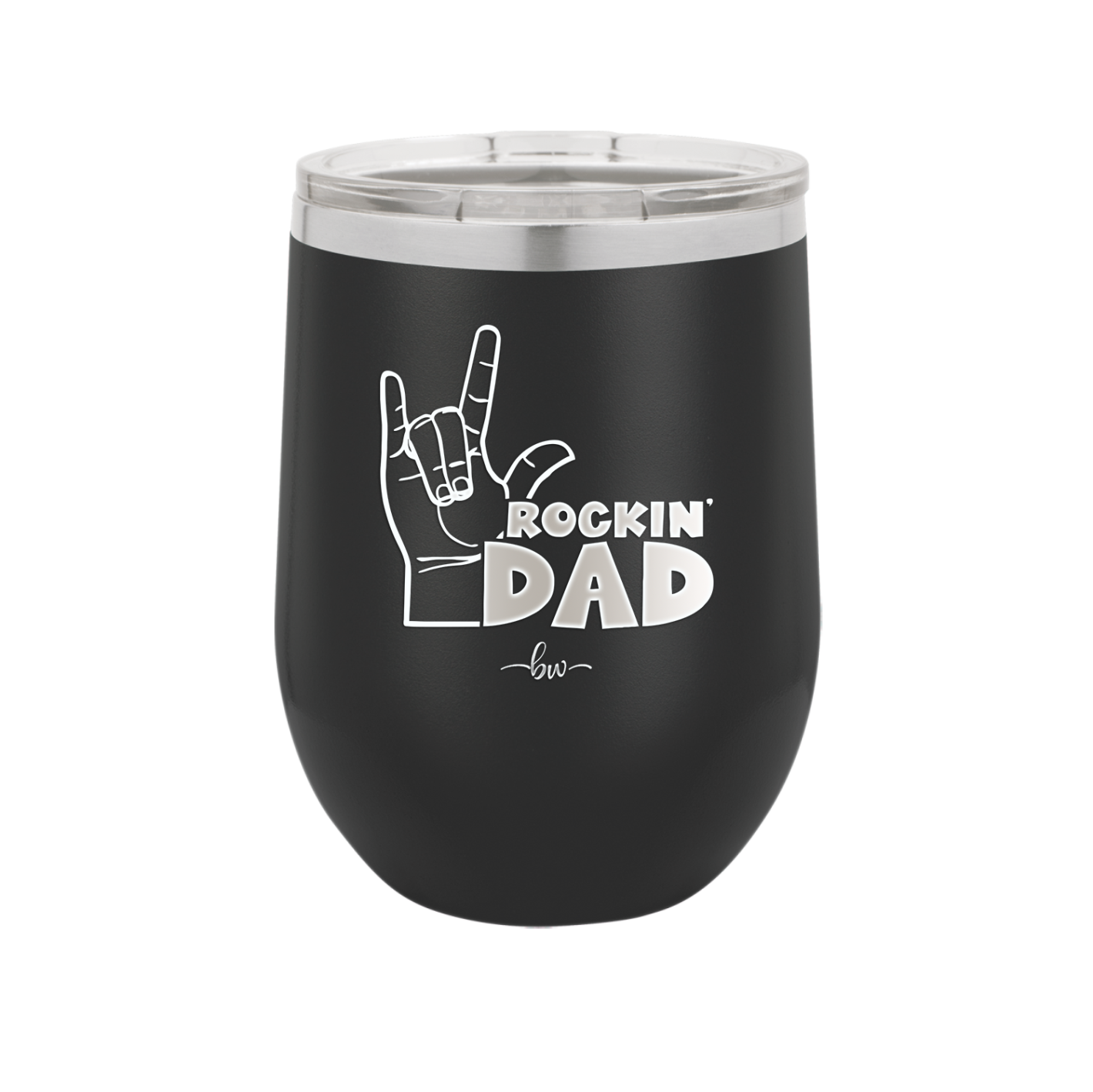 Rockin Dad - Laser Engraved Stainless Steel Drinkware - 2186 -