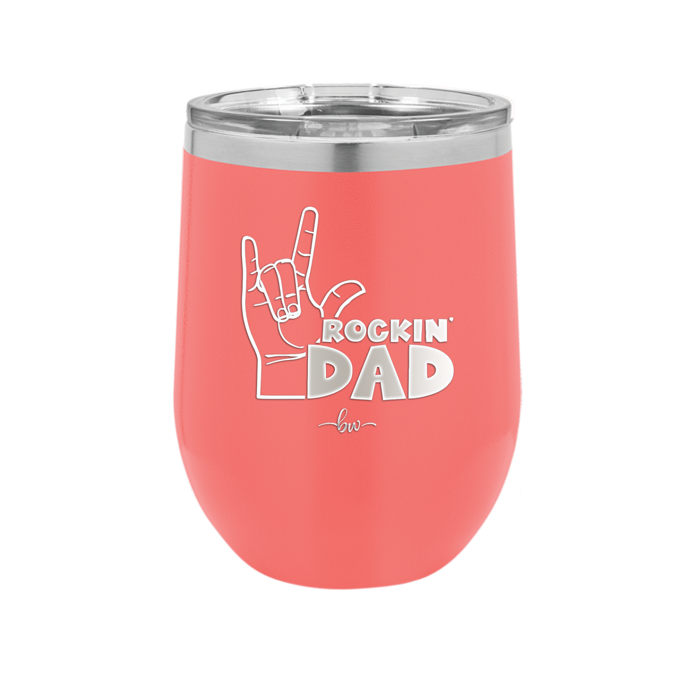 Rockin Dad - Laser Engraved Stainless Steel Drinkware - 2186 -
