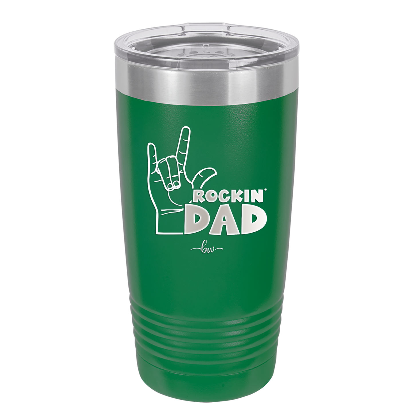 Rockin Dad - Laser Engraved Stainless Steel Drinkware - 2186 -
