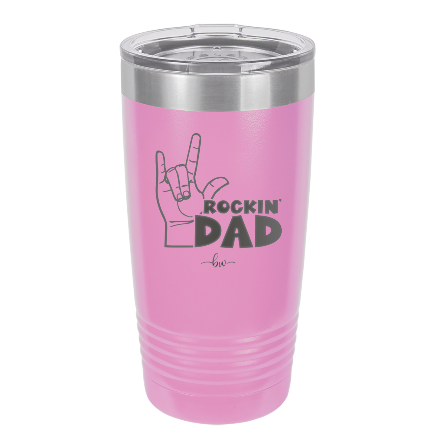 Rockin Dad - Laser Engraved Stainless Steel Drinkware - 2186 -