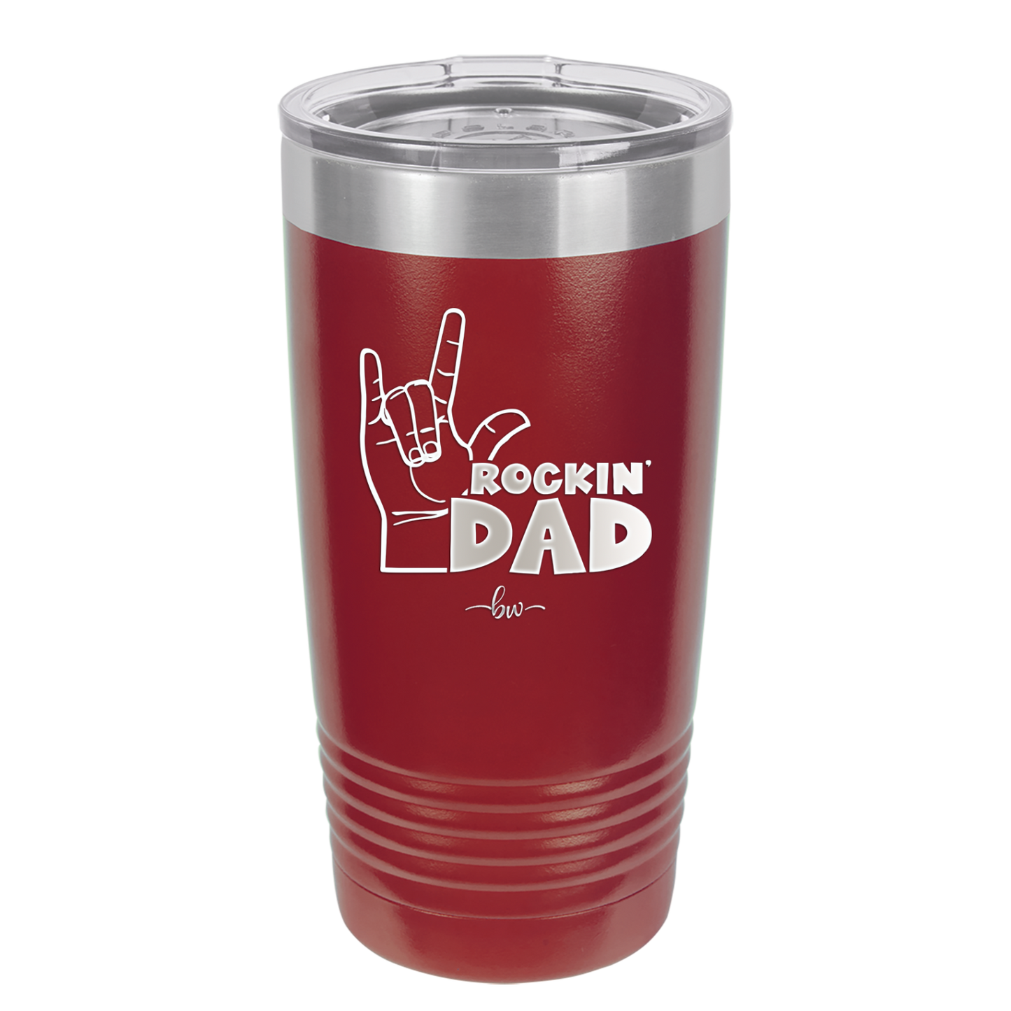 Rockin Dad - Laser Engraved Stainless Steel Drinkware - 2186 -