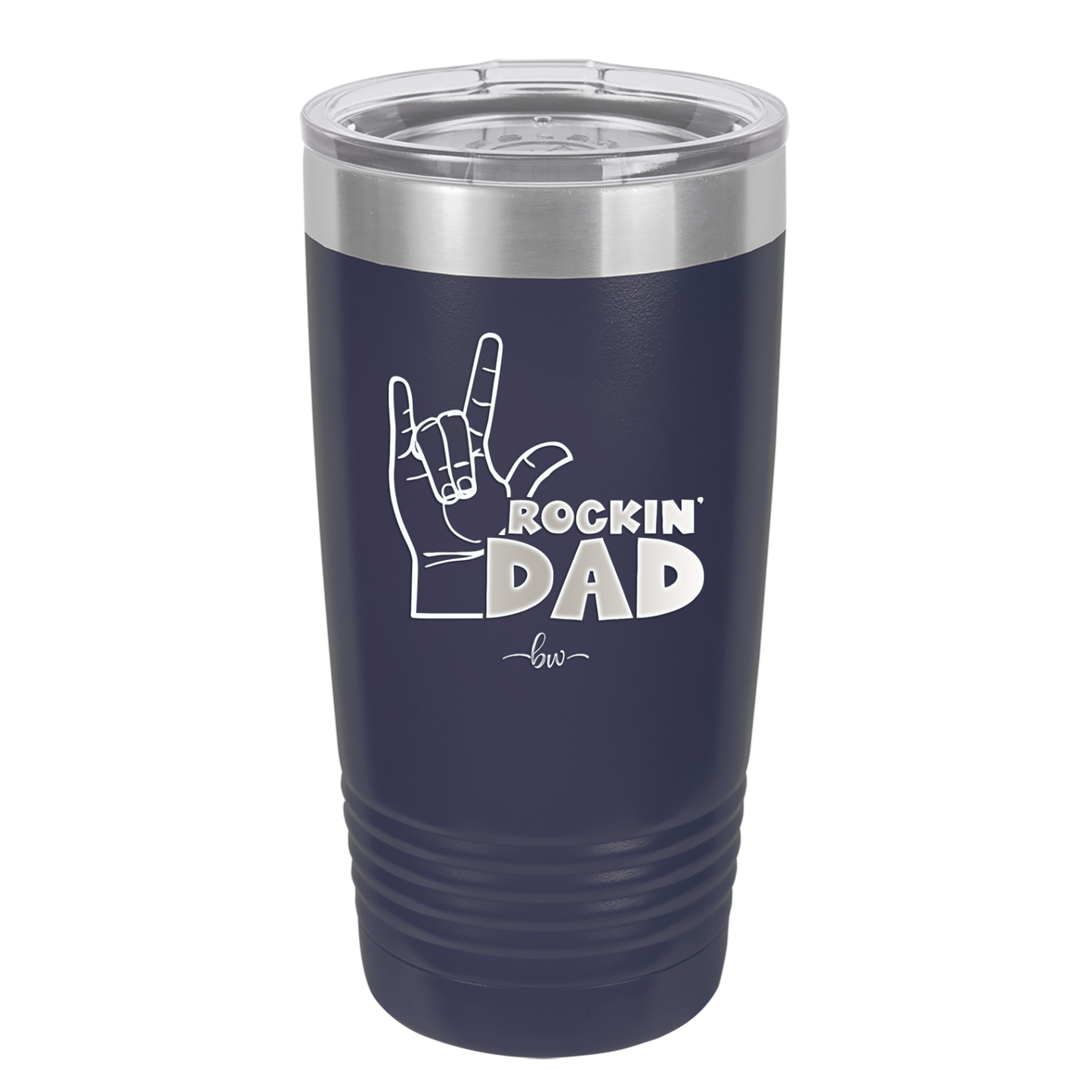 Rockin Dad - Laser Engraved Stainless Steel Drinkware - 2186 -