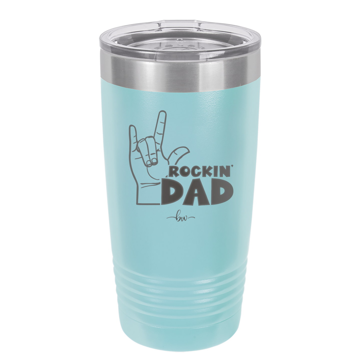 Rockin Dad - Laser Engraved Stainless Steel Drinkware - 2186 -