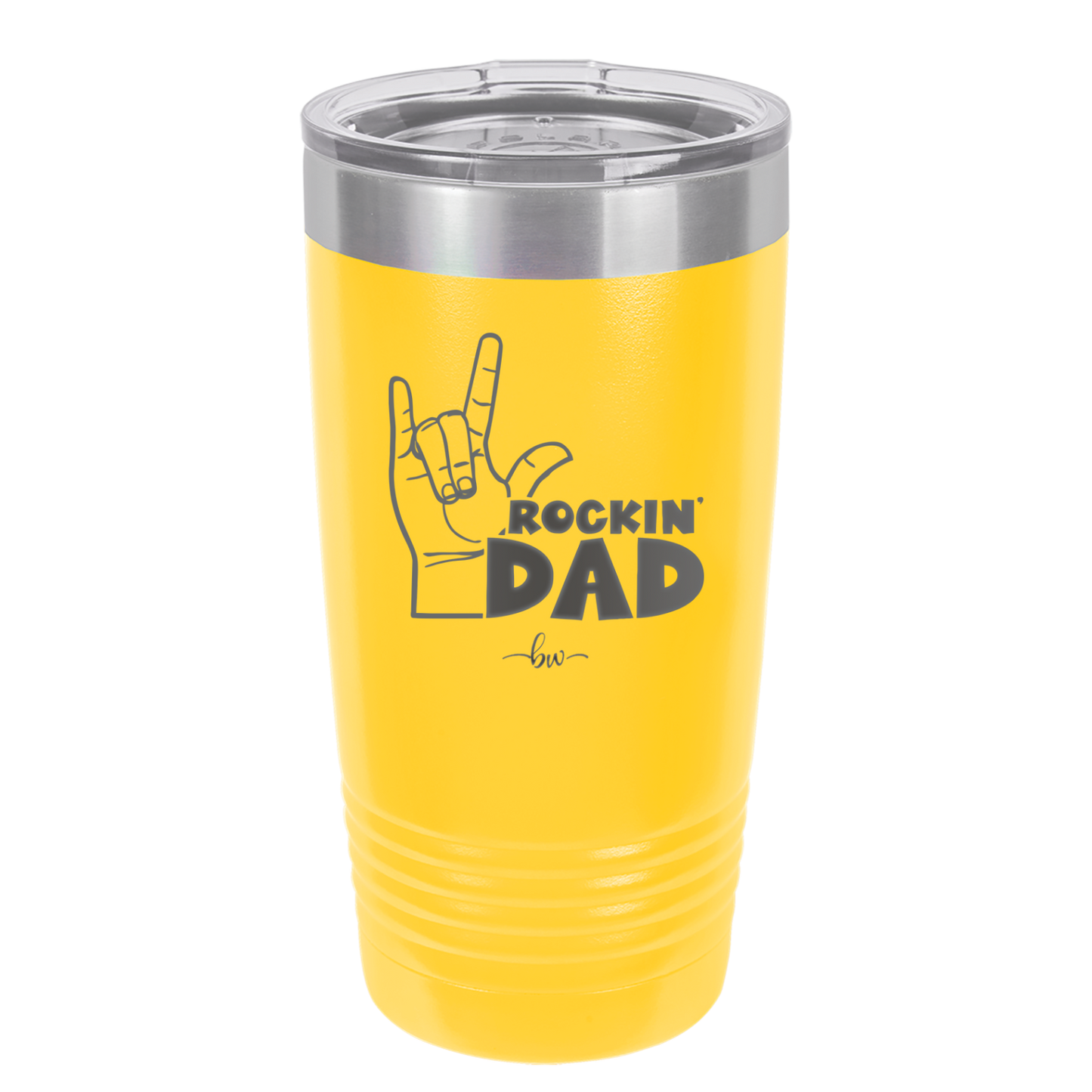 Rockin Dad - Laser Engraved Stainless Steel Drinkware - 2186 -