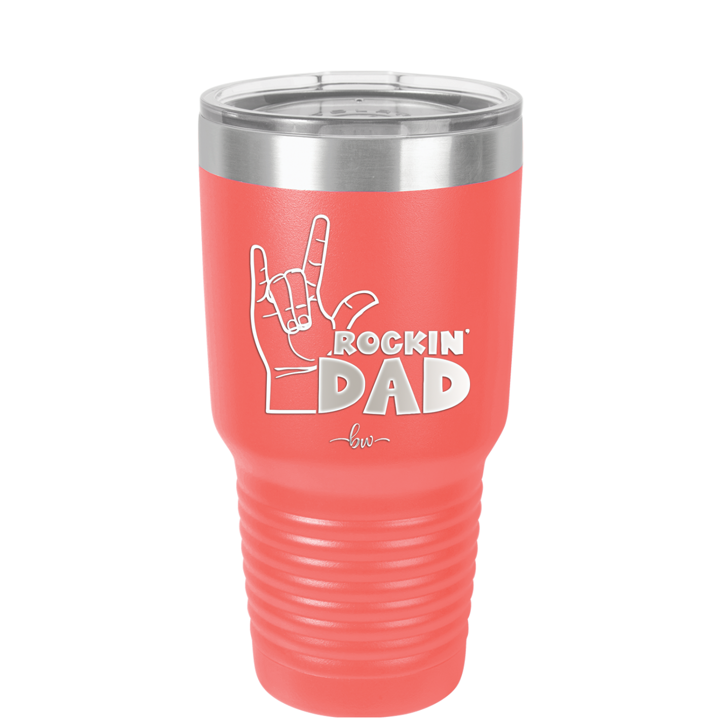 Rockin Dad - Laser Engraved Stainless Steel Drinkware - 2186 -