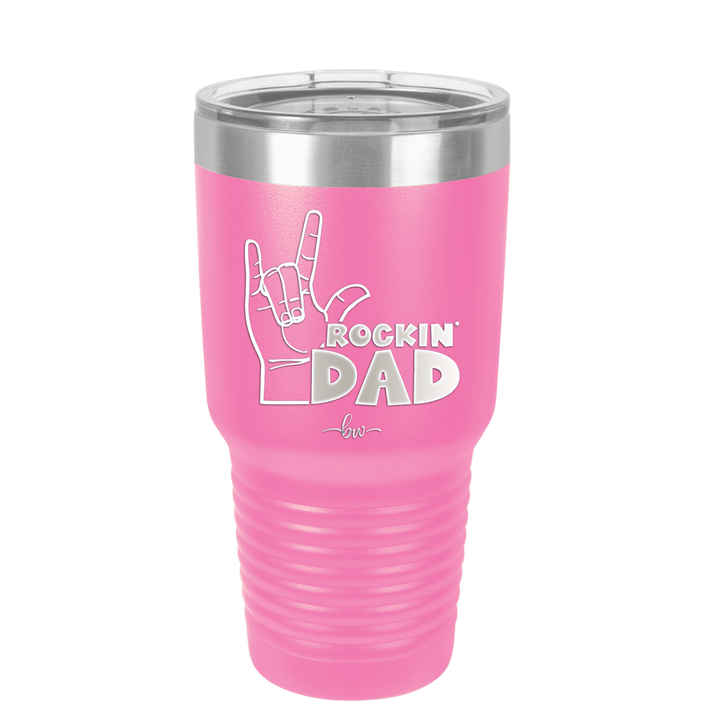 Rockin Dad - Laser Engraved Stainless Steel Drinkware - 2186 -