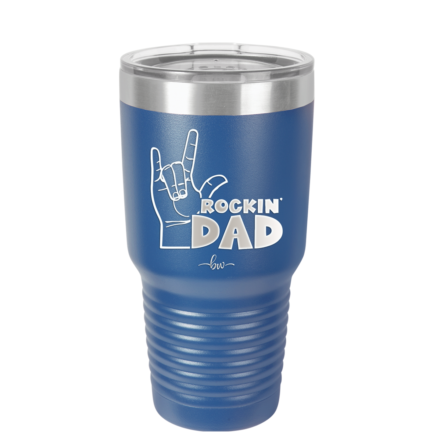 Rockin Dad - Laser Engraved Stainless Steel Drinkware - 2186 -