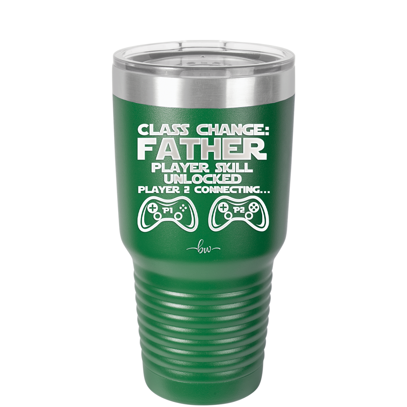 Class Change Father Player Skill Unlocked - Laser Engraved Stainless Steel Drinkware - 2190 -