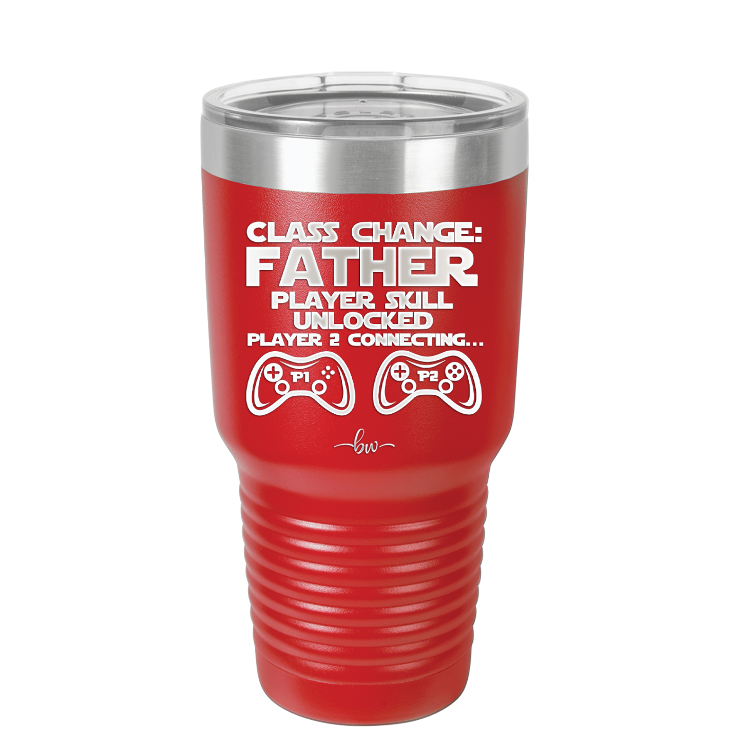 Class Change Father Player Skill Unlocked - Laser Engraved Stainless Steel Drinkware - 2190 -